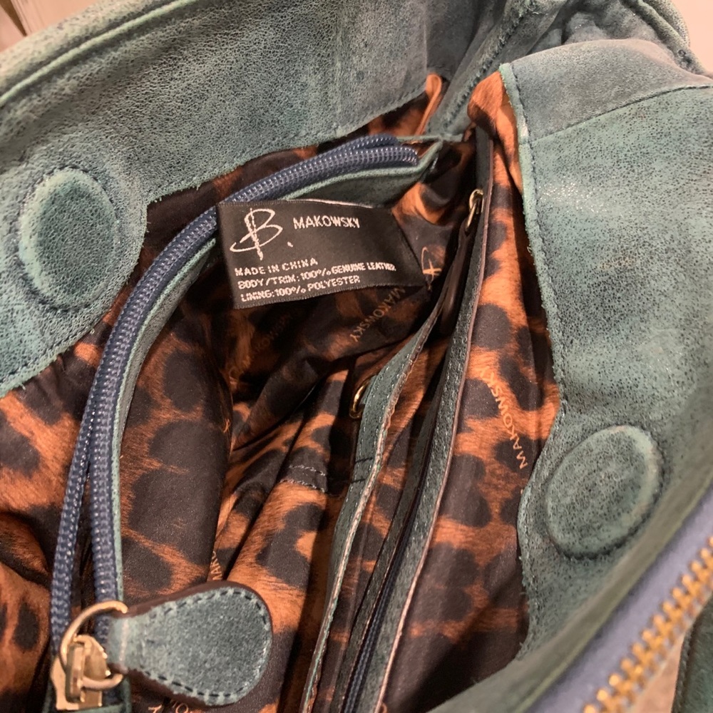 B. Makowsky 100% leather handbag - Picture 7 of 8